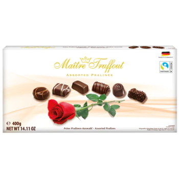 Assortiment De Pralines Boite Rose 400G
