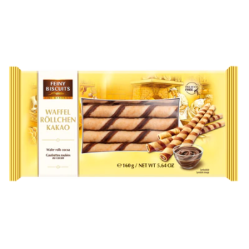 Feiny Biscuit Biscuits Roulés Cacao 160G