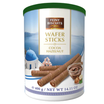 Feiny Biscuit Gaufrettes Roulées Aux Noisettes 400G