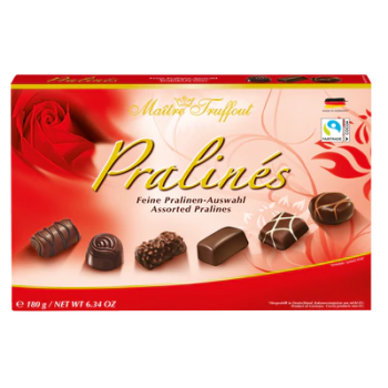 Assortiment De Pralines Boîte Rouge 180G
