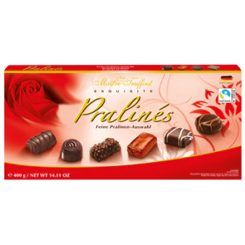 Assortiment De Pralines Boite Rouge 400G